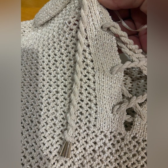 Joie Lace Up Open Stitch Pullover Sweater with Sequins - NWT - Picture 14 of 14